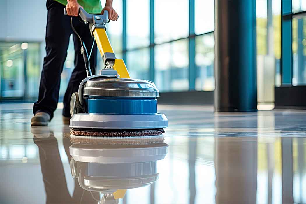 Mise en cire lustrage des sols en copropriétés