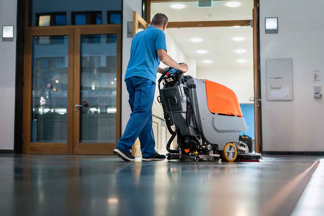 Nettoyage par autolaveuse en copropriétés